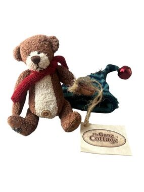 Ganz Cottage Teddy Bear Vintage Winter